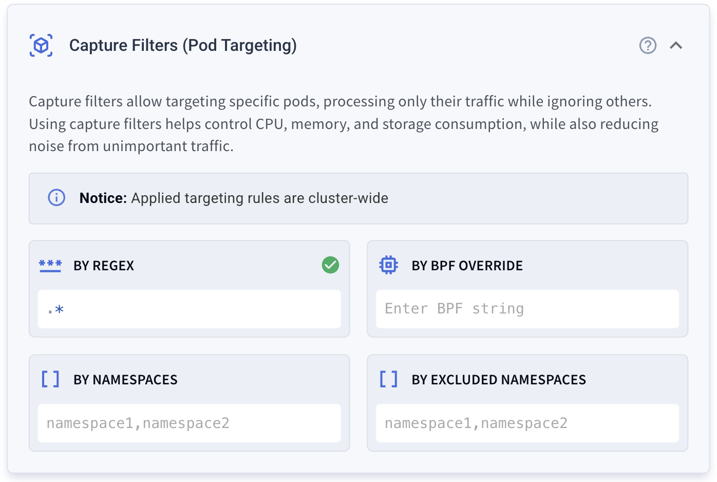 Capture Filters Dialog